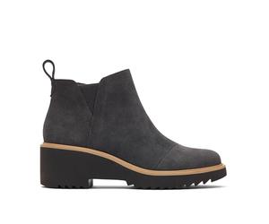 TOMS Botines Maudepara mujer, Ante de hierro forjado, 36 EU