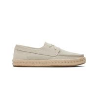 TOMS Cabo Rope, Mocasín Plano Hombre, Fog Heritage Canvas Suede, 43 EU