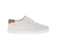 TOMS Carlo 2.0 - Tenis de lona con cordones para hombre, estilo casual, color negro, Blanco, 44.5 EU