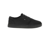 TOMS Carlo 2.0 - Tenis para Hombre, Lona Negra y Negra, Talla 8.5 de Reino Unido