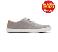 Toms Carlo Hombre Informal Bajo Senakers Diseño Moderno Tenis Zapatillas Gris
