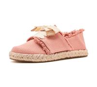 TOMS Carolina - Mocasines Planos con Cordones, diseño Bloom Beachside Woven/Fray, 2 UK