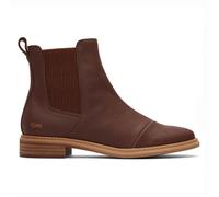 Toms Charlie Mujer de Piel Diseño Moderno Vestido Formal Botines Marrón