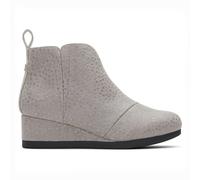 Toms Clare Junior Niñas Diseño Moderno Formal Chic Botines Plata