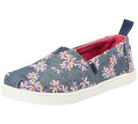TOMS - Classic Alpargata, Mocasín Plano, Navy Embroidered Floral,