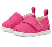 TOMS Classic Alpargata, Mocasín Plano Niñas, Fuchsia Heritage Canvas, 22 EU