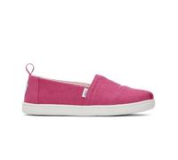 TOMS Classic Alpargata, Mocasín Plano Niñas, Fuchsia Heritage Canvas, 34 EU