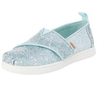 TOMS Classic Alpargata, Mocasín Plano Niñas, Light Mint Cosmic Glitter, 26 EU