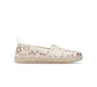 TOMS Classic Alpargata, Mocasín Plano Niñas, Natural Foil Ojai Floral Print, 35.5 EU