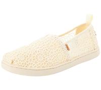 TOMS Classic Alpargata, Mocasín Plano Niñas, Natural Moroccan Crochet, 32.5 EU