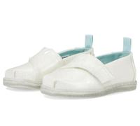 TOMS Classic Alpargata, Mocasín Plano Niñas, White Confetti Coated Glitter, 21 EU
