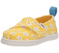 TOMS Classic Alpargata, Mocasines Planos Niñas, Amarillo (Margaritas de Sol Amarillas), 35 EU