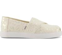 TOMS Classic, Alpargata sin Cordones Niñas, Natural, 8 UK Child