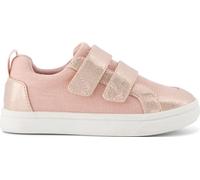 TOMS Cruz Double Strap, Tenis de Velcro Niñas, Pale Rose Metallic PU, 31 EU