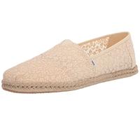 TOMS Cuerda Alpargata, Mocasín Plano Mujer, Natural Posy Lace, 41 EU