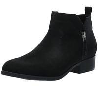 TOMS Dahlia, Botas Cortas al Tobillo Mujer, Lona Heritage de Ante Negro, 37 EU