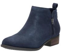 TOMS Dahlia, Botas Cortas al Tobillo Mujer, Lona Heritage de Ante Azul Marino, 40 EU