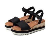 TOMS Diana Sandalias para mujer, Negro -, 36 EU