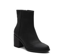TOMS Evelyn, Bota a la Altura de la Pantorrilla Mujer, Piel Negra, 38 EU