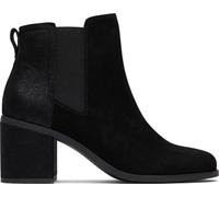 TOMS Evelyn, Botas Estilo Chelsea Mujer, Black Suede Metallic Suede, 38 EU