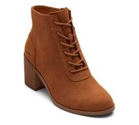 TOMS Evelyn Cordones, Botas Cortas al Tobillo Mujer, Ante Beige, 42 EU