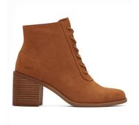TOMS Evelyn Cordones, Botas Cortas al Tobillo Mujer, Ante Beige, 36.5 EU