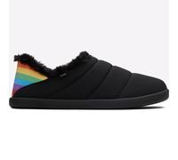 Toms Ezra Clásico Mujer Pantuflas Arcoiris Convertible Tacón Cómodo Negro