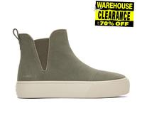 Toms Fenix Plataforma Mujer Diseño Casual Moda Vestido Formal Botas Gris