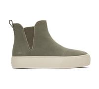 Toms Fenix Plataforma Mujer Diseño Casual Moda Vestido Formal Botas Gris