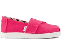 TOMS Girl'S Alpargata Classic Slip-On Espadrille, Fuchsia Heritage Canvas, 3 UK Child