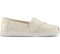 TOMS Girl'S Alpargata Classic Slip-On Espadrille, Natural, 5 UK
