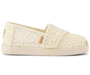 TOMS Girl'S Alpargata Classic Slip-On Espadrille, Natural Moroccan Crochet, 10 UK Child
