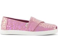 TOMS Girl'S Alpargata Classic Slip-On Espadrille, Pink, 2 UK