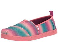 TOMS GLITTER ALPARGATA, Mocasines Planos Niñas, Morado (Rosa Dark Fuchsia), 38 EU