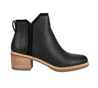 TOMS Hailey - Botas casuales de meter con punta redonda para mujer, tacón bajo, 1-2 pulgadas, color negro, Negro, 40 EU