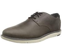 TOMS Hombre Navi Oxford Náuticas, Negro Piel Lisa, 40.5 EU