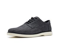 TOMS Joshua, Oxford Hombre, Mezclilla Cruzada Negra, 43 EU