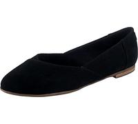 TOMS Jutti Neat, Bailarinas Planas Mujer, Negro (Ante Negro), 41 EU