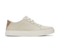 Toms Kameron Mujer de Piel Zapatillas Retro Clásico Casual Zapatillas Beige