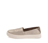 TOMS Kameron Slip on, Zapatillas Mujer, Gamuza Metalizada Champagne, 37 EU