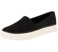 TOMS Kameron - Tenis sin Cordones para Mujer, Gamuza Negra, 38.5 EU