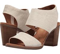 TOMS Majorca Cutout, Sandalias de Tacón Mujer, Beige, 37 EU