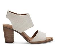 TOMS Majorca Cutout, Sandalias de Tacón Mujer, Beige, 40 EU