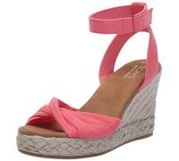 TOMS Marisela, Sandalias con cuña Mujer, Shell Pink Slubby Woven, 41 EU