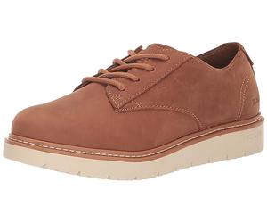 TOMS Men's Navi Trvl Lite Oxford, Water Resistant Tan Leather, 40.5 EU