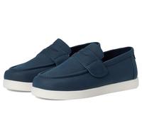 TOMS Mocasín Plano Oliver para niño, Poliuretano Nobuck Azul Marino, 34.5 EU