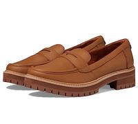 TOMS Mocasines Casuales Cara sin Cordones con Suela de lengüeta para Mujer, Bronceado Cuero, 12