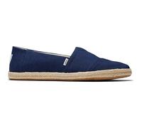 TOMS Mocasines Planos clásicos Alpargata Rope para Hombre, Navy, 43.5 EU