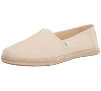 TOMS Mocasines Planos clásicos Alpargata Rope para Mujer, Blanco Natural, 38.5 EU