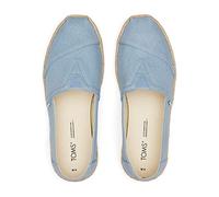 TOMS Mocasines Planos clásicos Alpargata Rope para Mujer, Blue, 35.5 EU